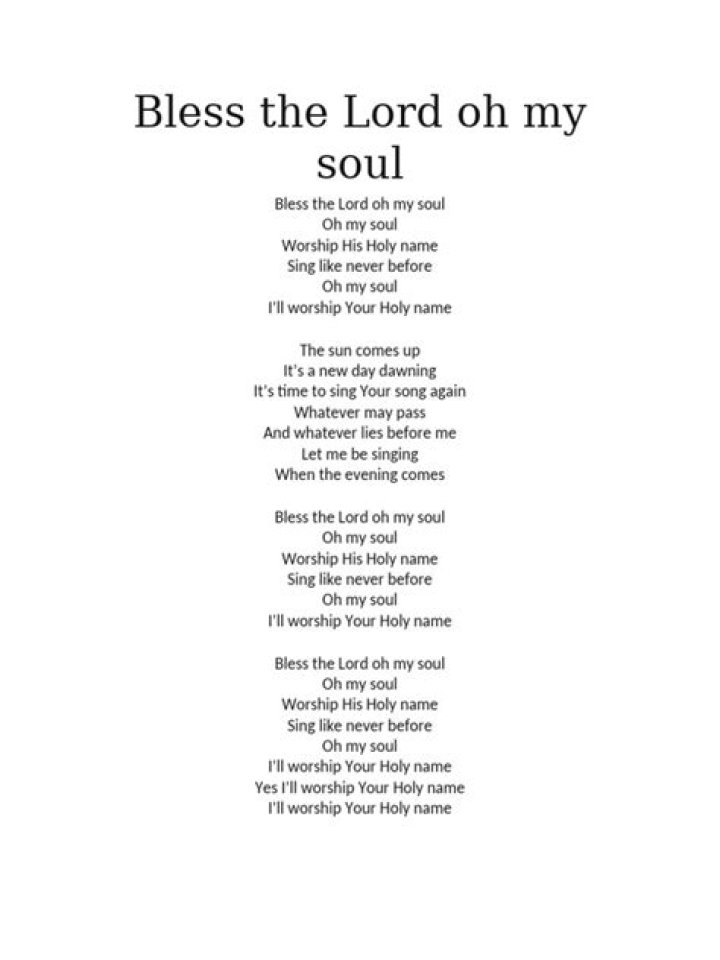 Bless my heart lyrics