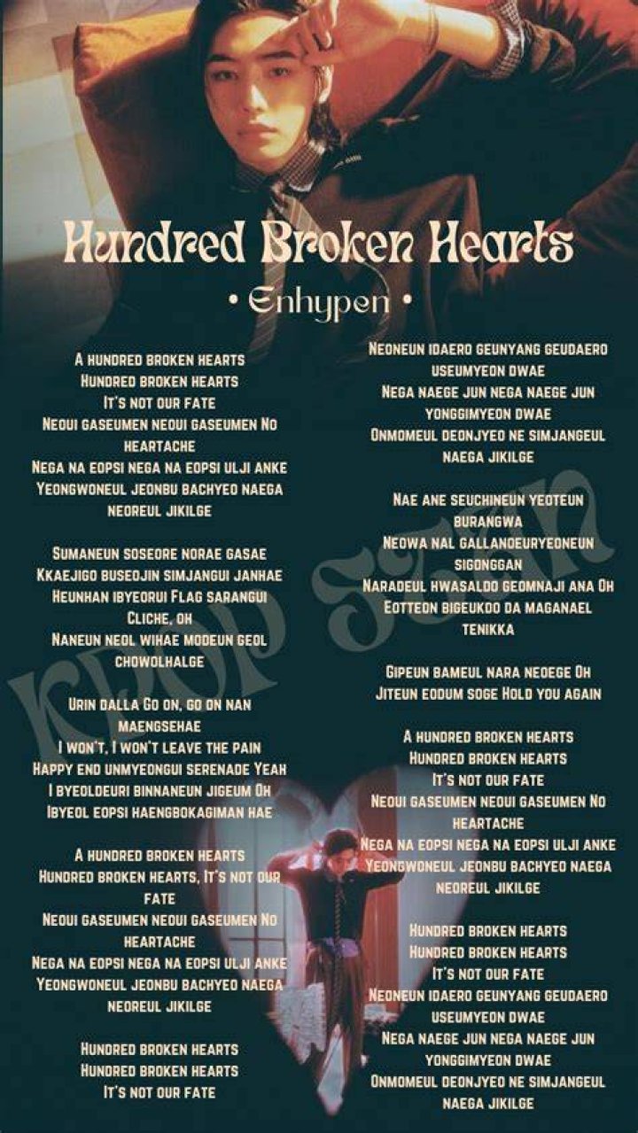 Broken hearts bones lyrics