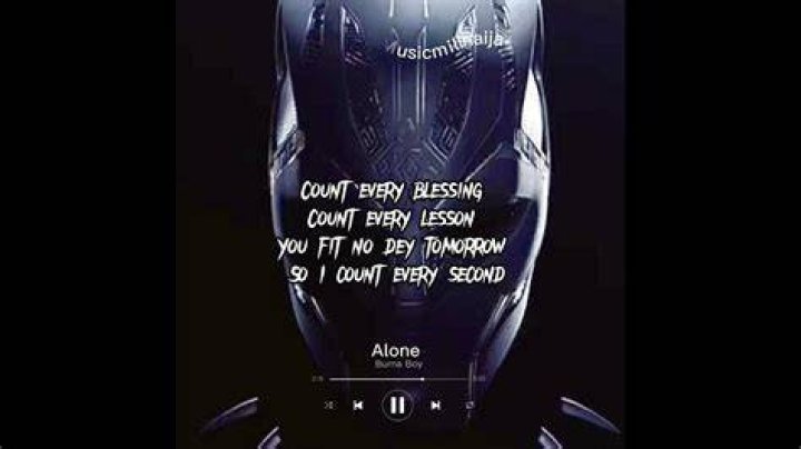 Burna Boy – Alone Lyrics