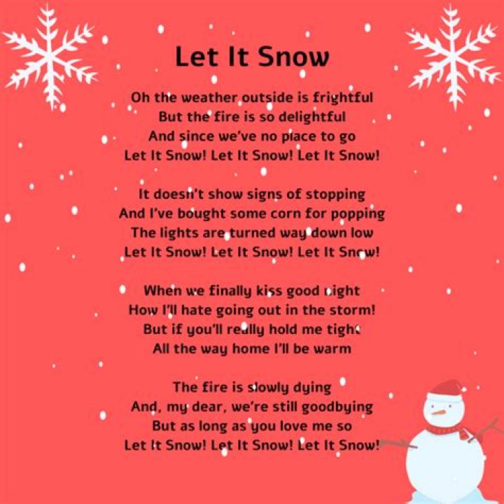 Christmas without snow lyrics