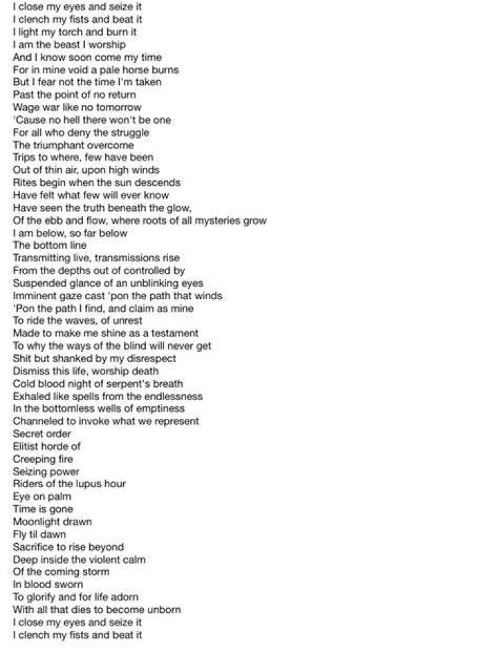 Death grips lyrics