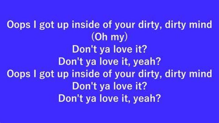 Dirty mind lyrics