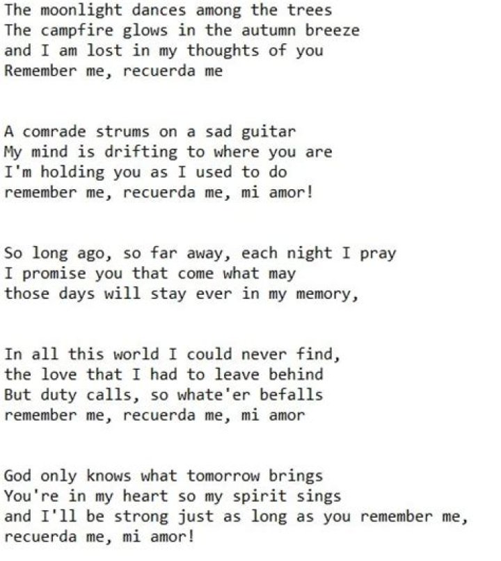 Do you remember the night lyrics