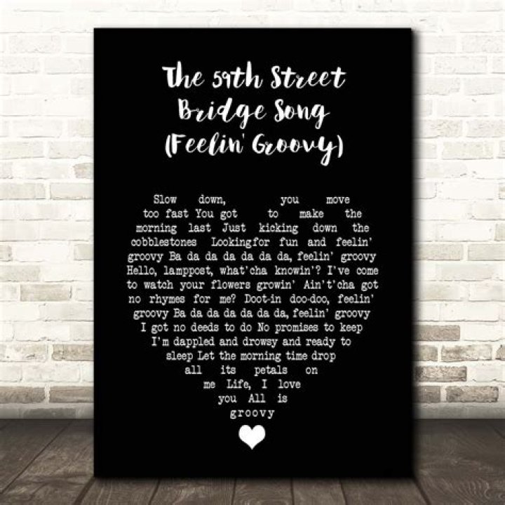 Feeling groovy lyrics