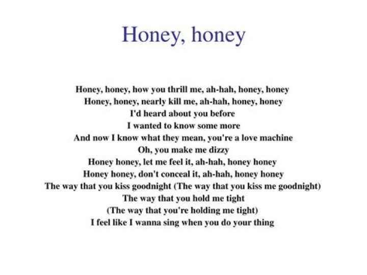 Funny honey lyrics