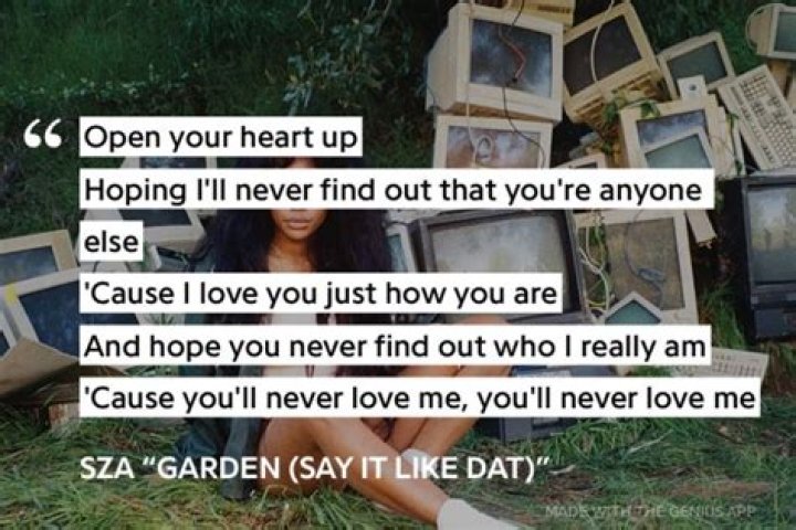 Garden sza lyrics