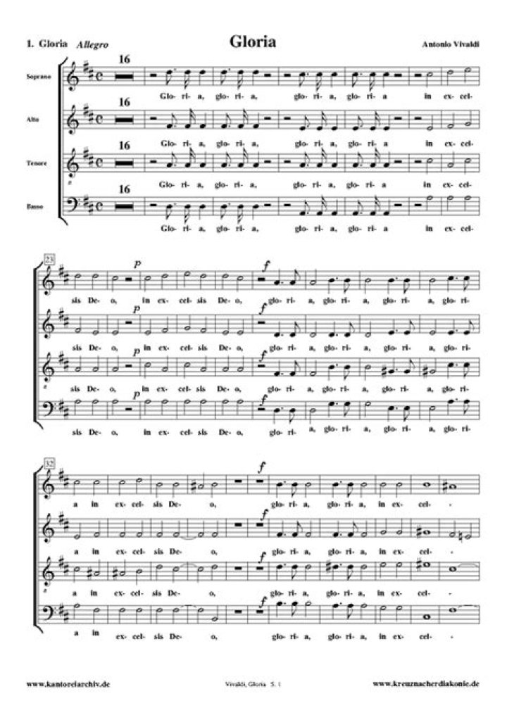 Gloria vivaldi lyrics