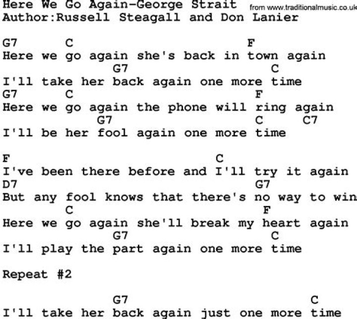 Here We Go Again Lyrics Meaning