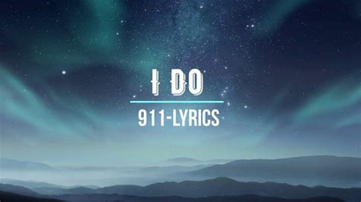 I do 911 lyrics