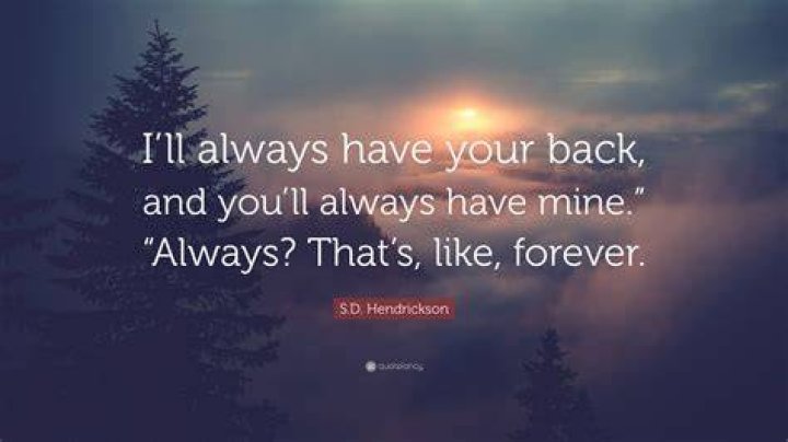 I will always have your back lyrics