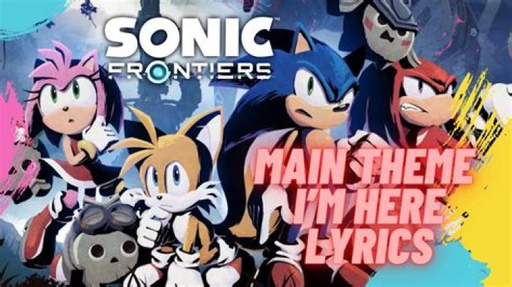 Im here sonic frontiers lyrics