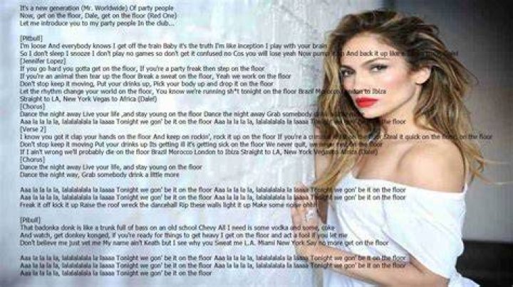 Jennifer lopez lyrics