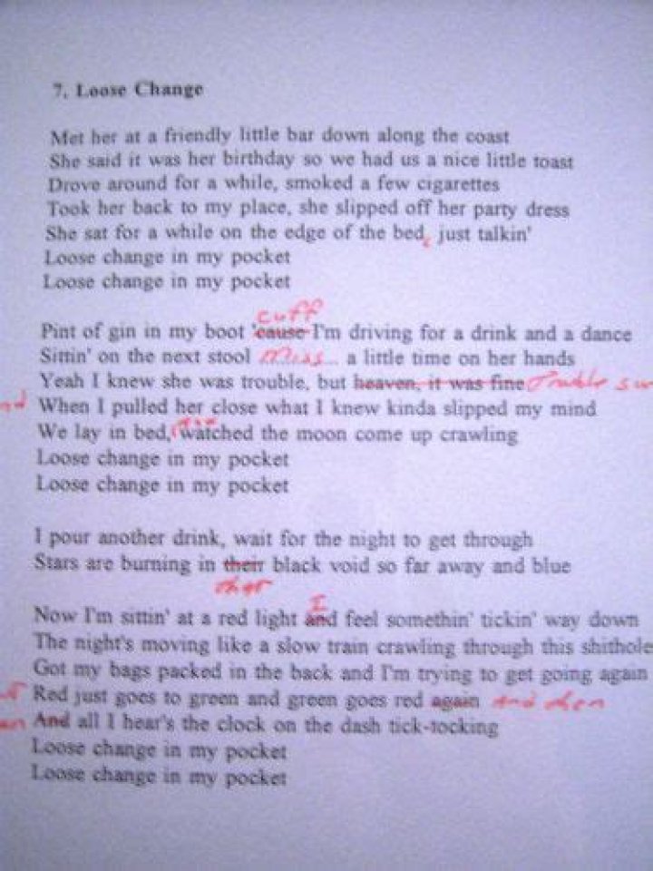 Loose change lyrics