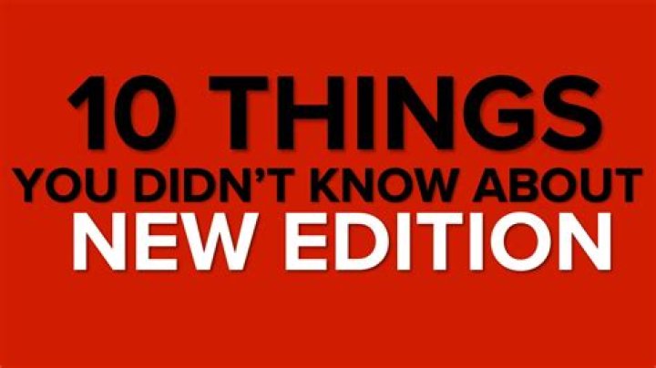 New Edition Facts