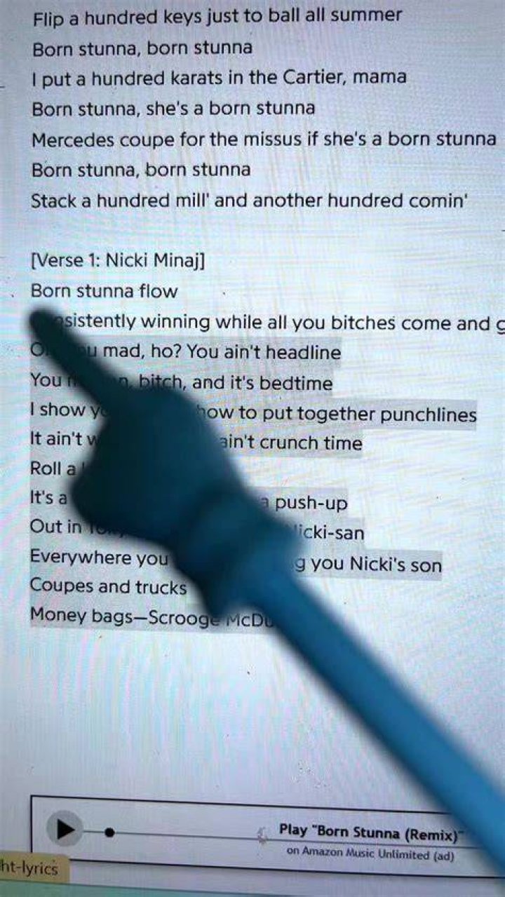 No1 stunna lyrics