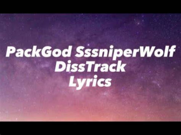 Packgod sssniperwolf disstrack lyrics