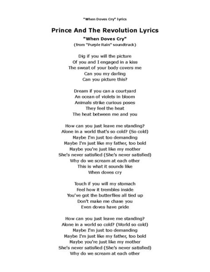 Prince Stare Lyrics