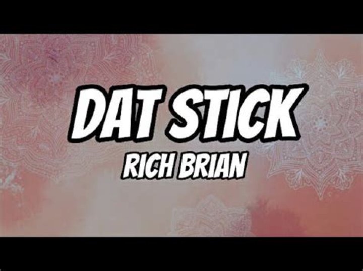 Rich brian dat stick lyrics