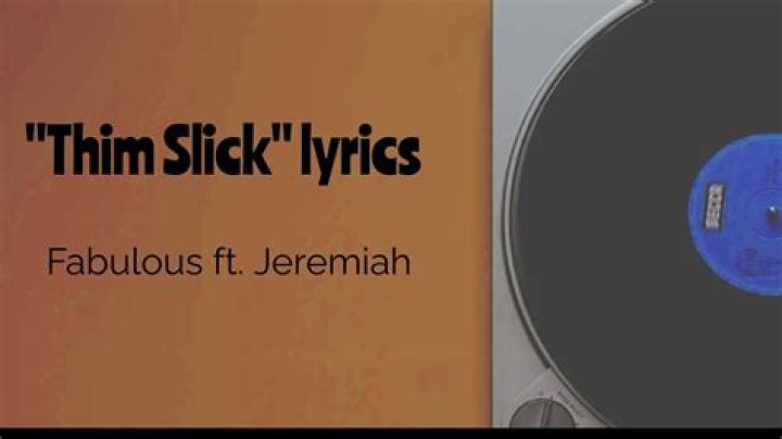 Slimthick fabulous lyrics