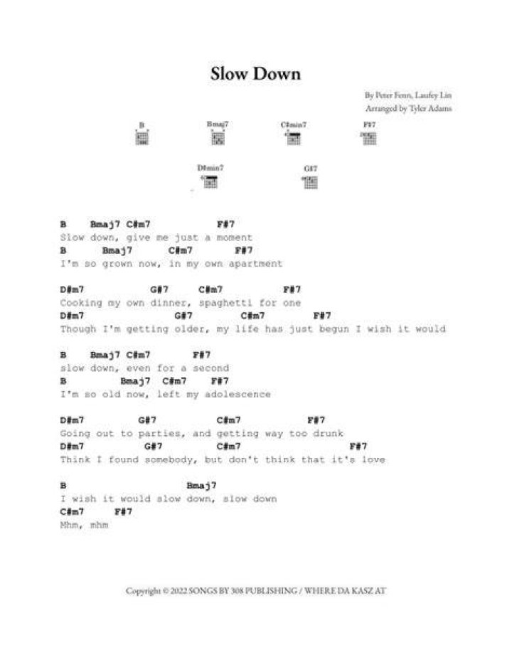 Slow and easy lyrics
