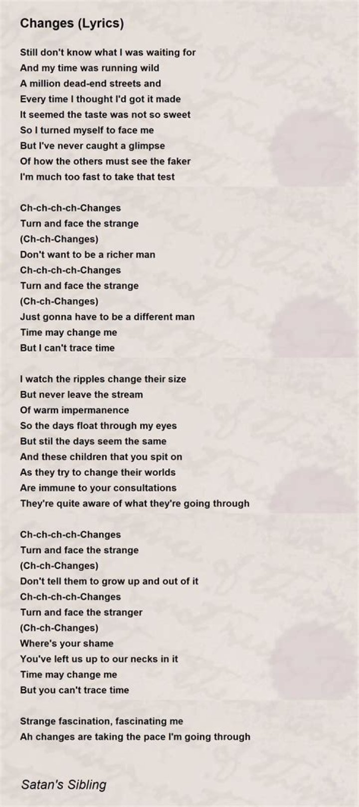 Them changes lyrics