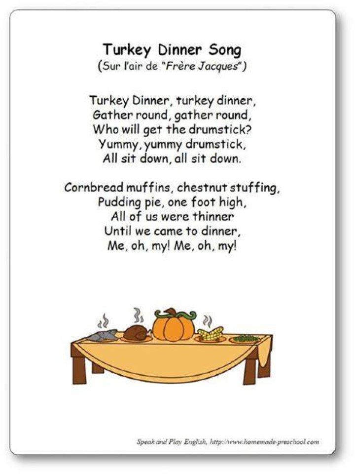 Turkey dinner lyrics