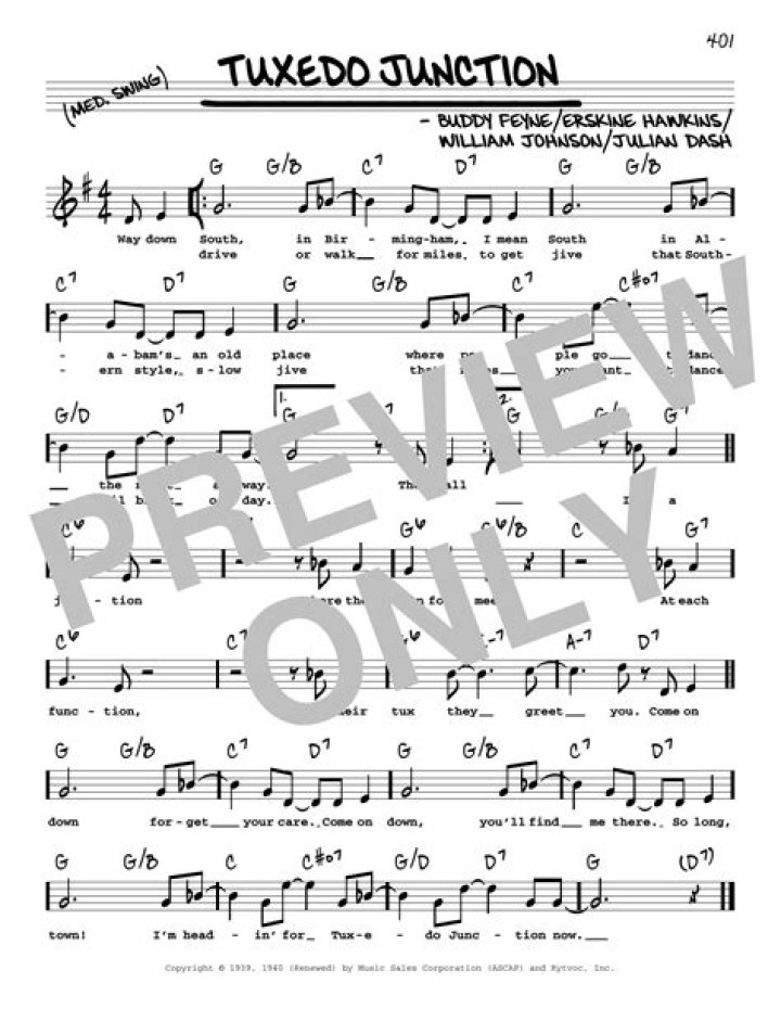 Tuxedo junction lyrics