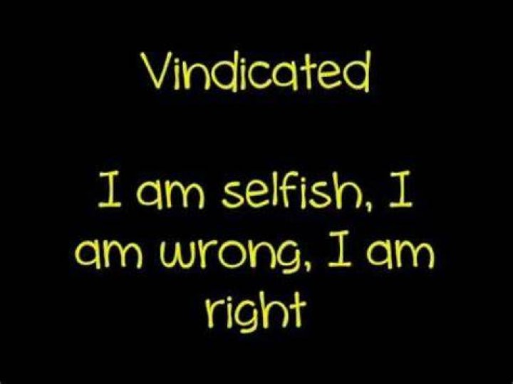 Vindicated dashboard lyrics