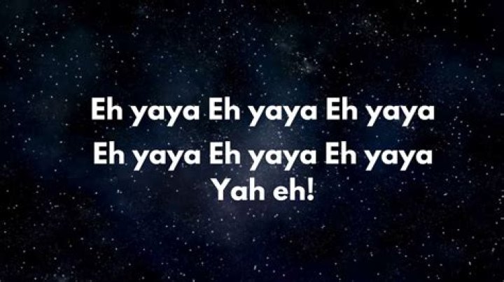 Yeah yee ah lyrics